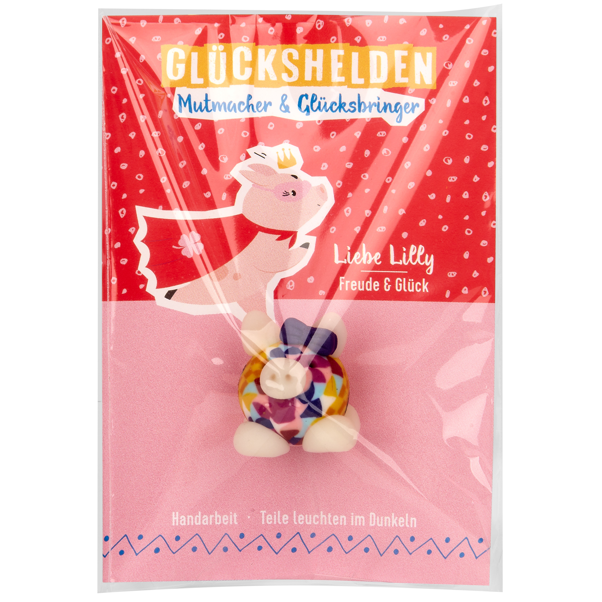 SET "Glückshelden" Glücksschweinchen, 42 Stk, 3-fach sort im Display