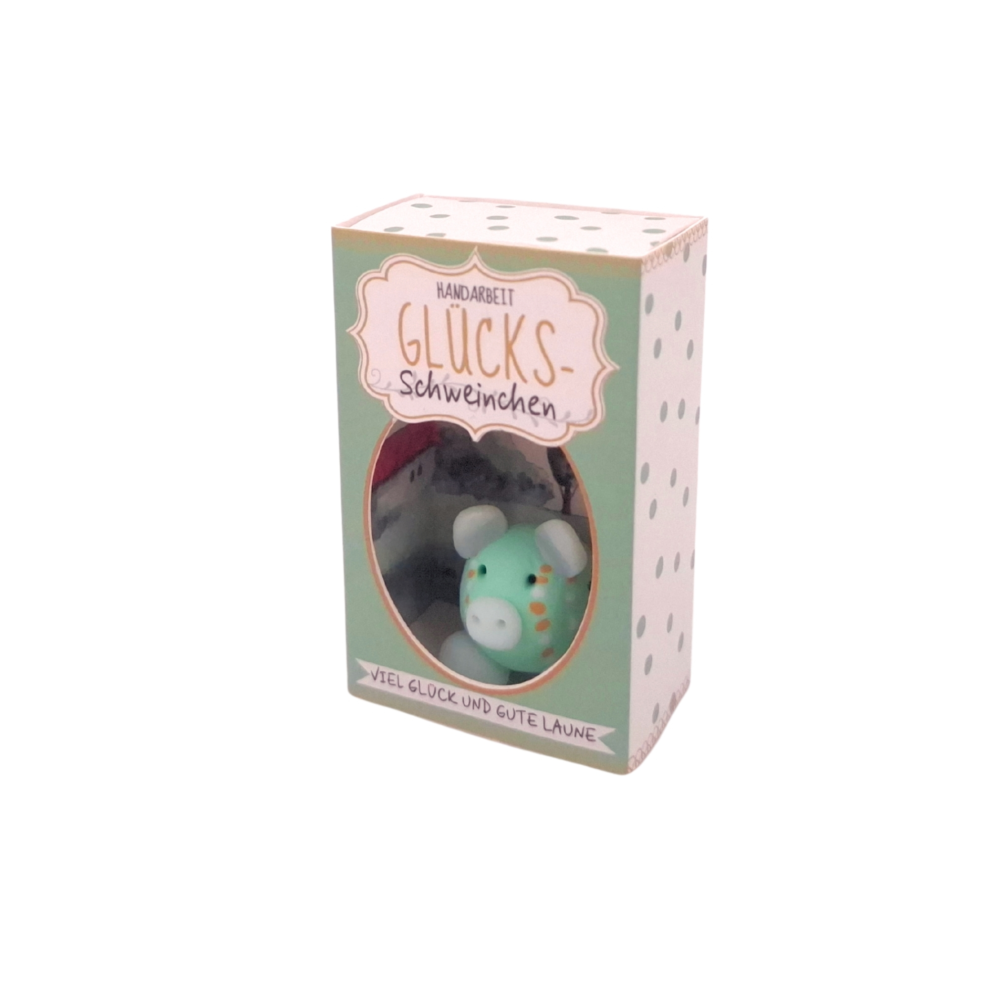 SET Glücksschweinchen in Schächtelchen, 40 Stk, 5-fach sort
