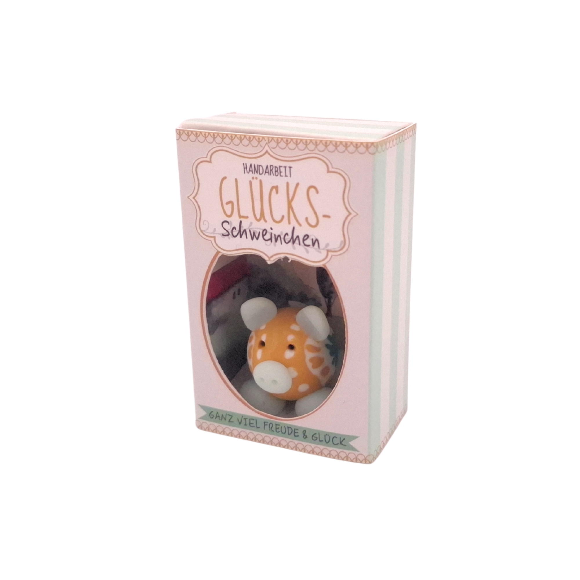 SET Glücksschweinchen in Schächtelchen, 40 Stk, 5-fach sort