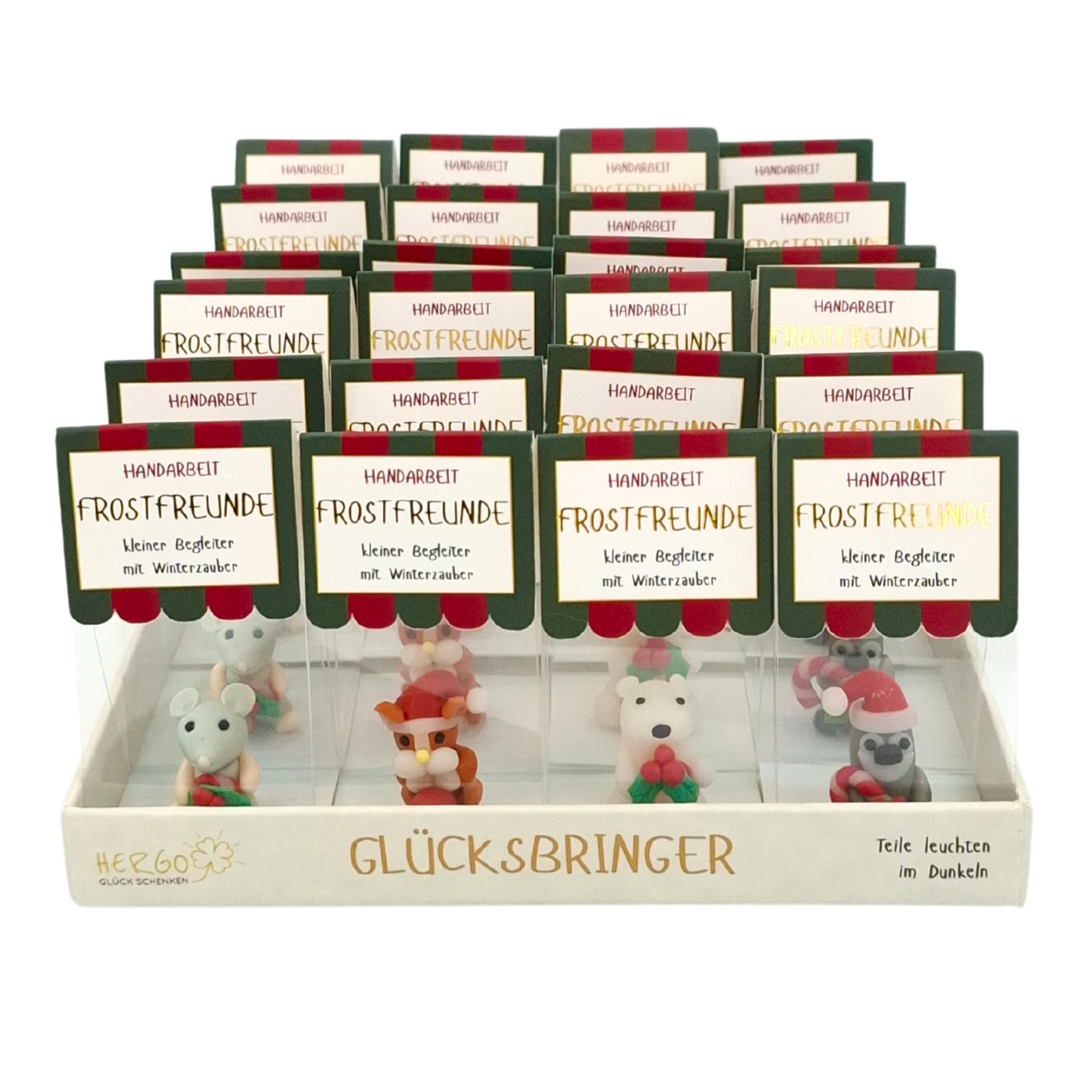 Frostfreunde, 4-fach sort mit Displayeinleger und Sammelkarten, ohne Display