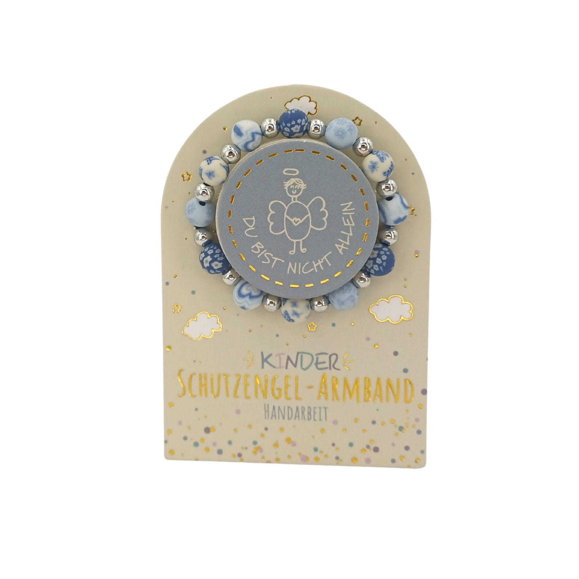 SET Schutzengel Armband auf Karte Kinder, 24 Stk. 5-fach sort