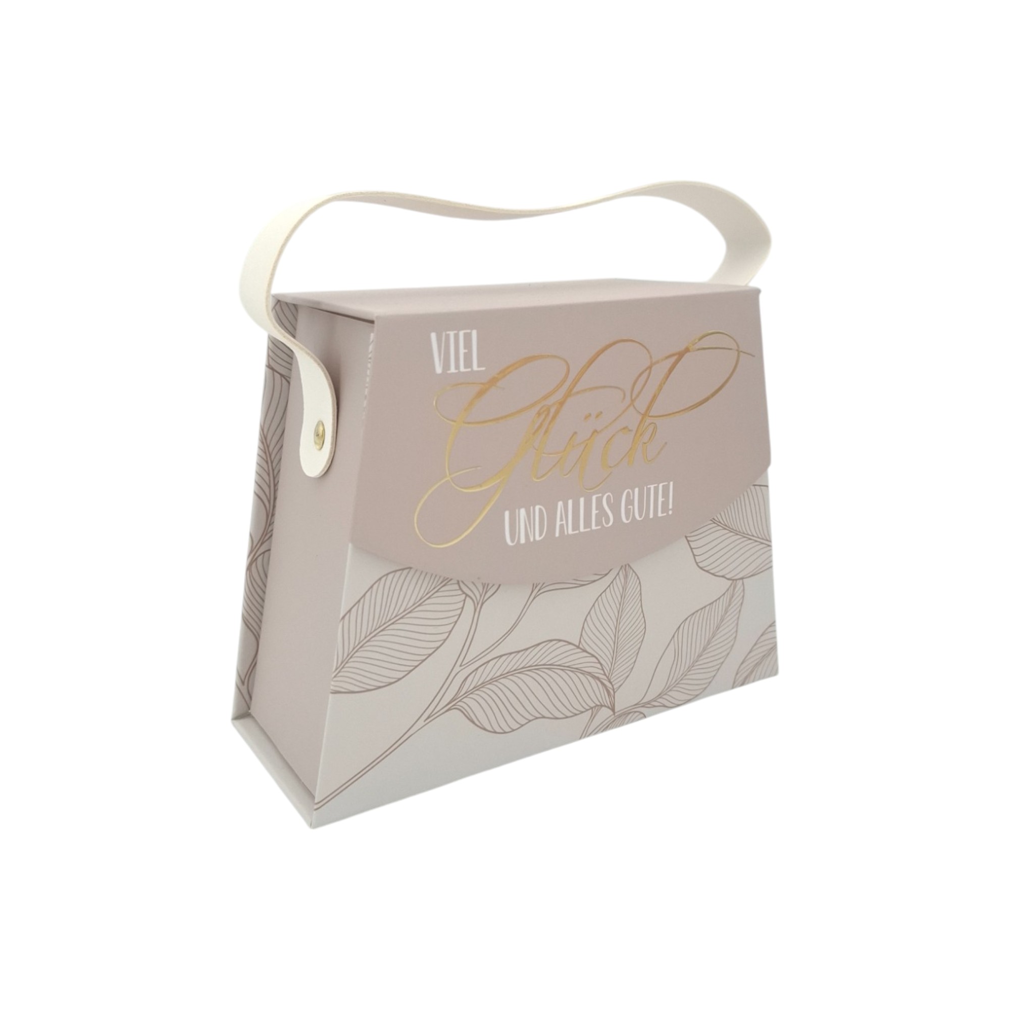 Handtaschen-Geschenkschachtel, Alles Gute