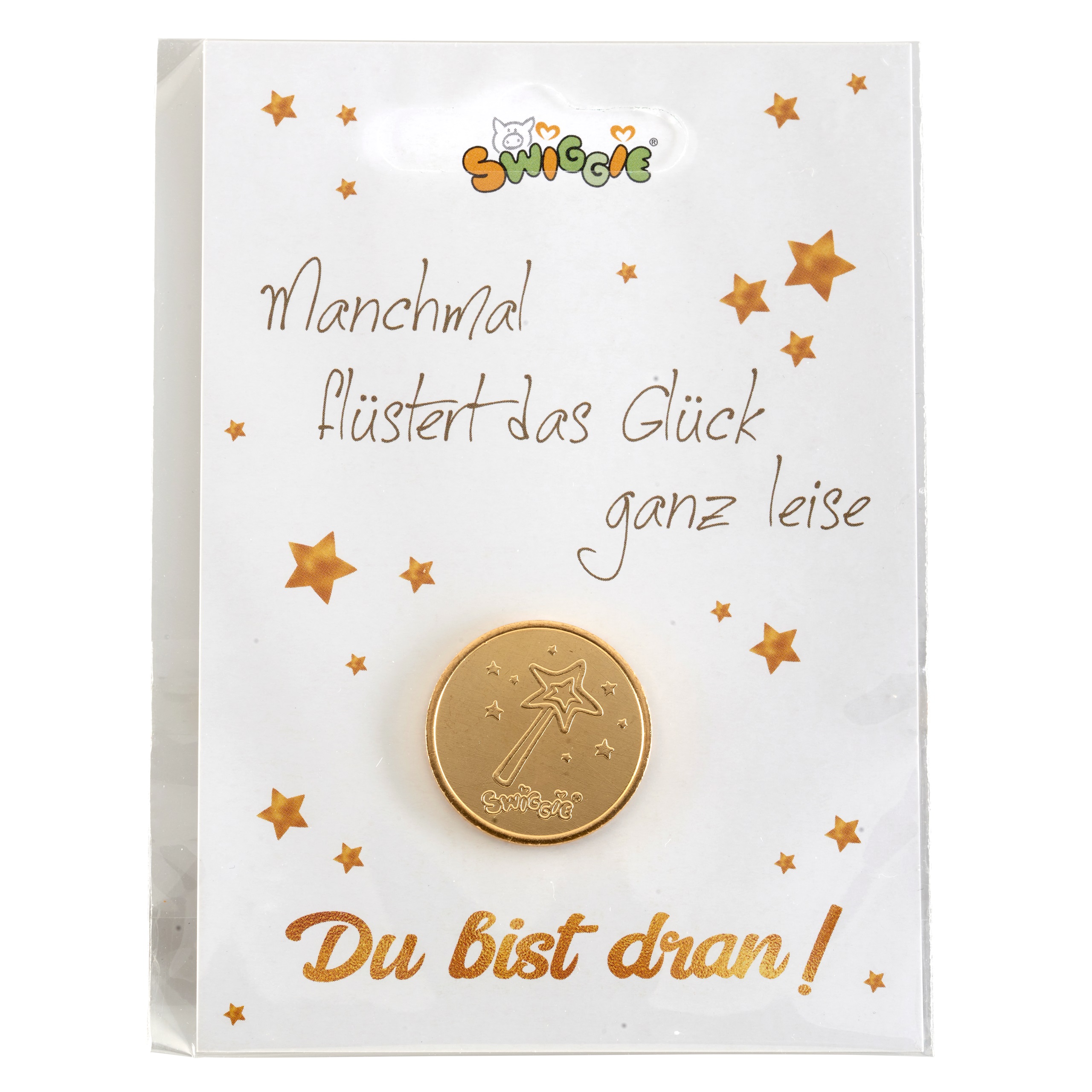 Swiggie Set Glückstaler, 48 Stk, 6-fach sort.