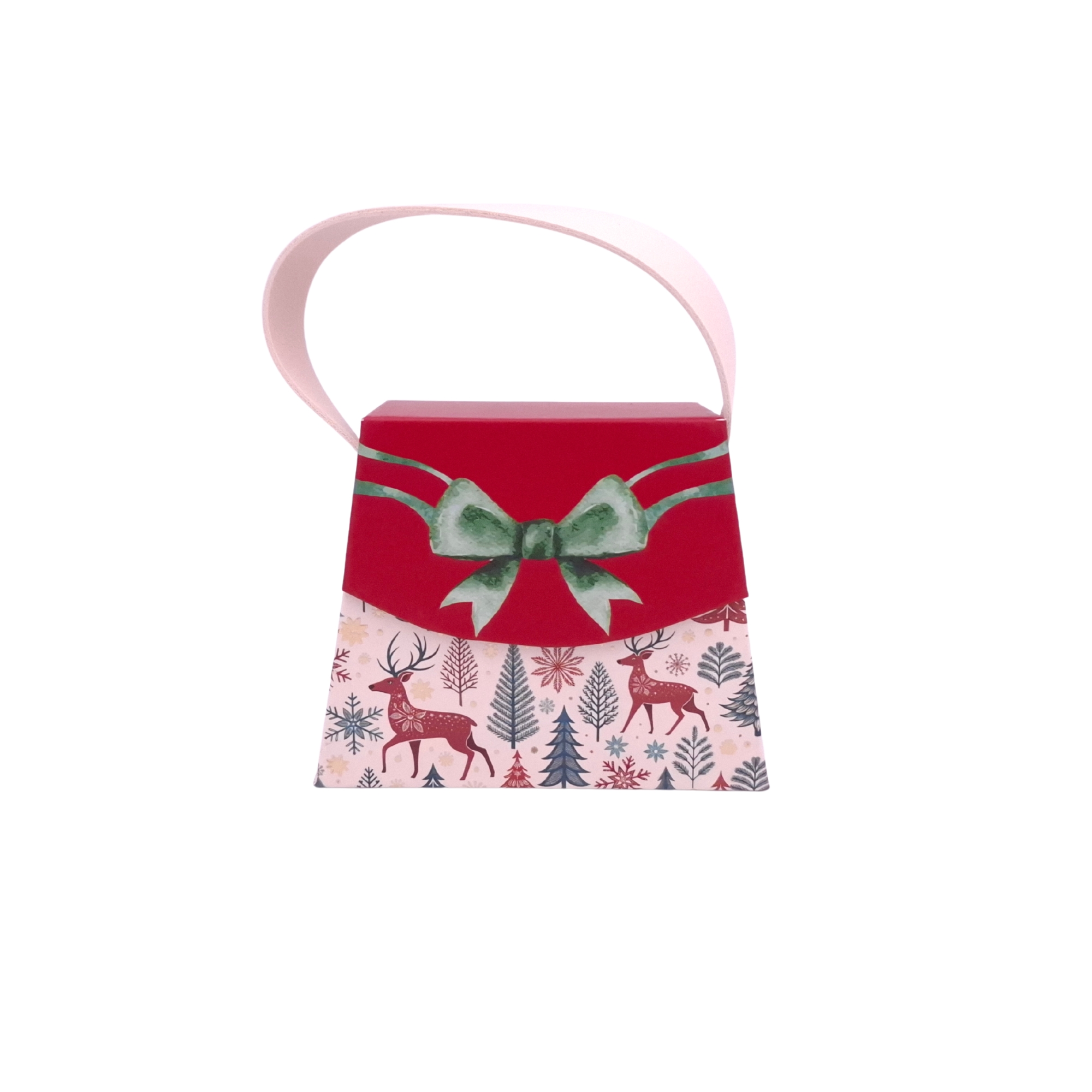 MINI Handtaschen-Geschenkschachtel Weihnachts-Freude