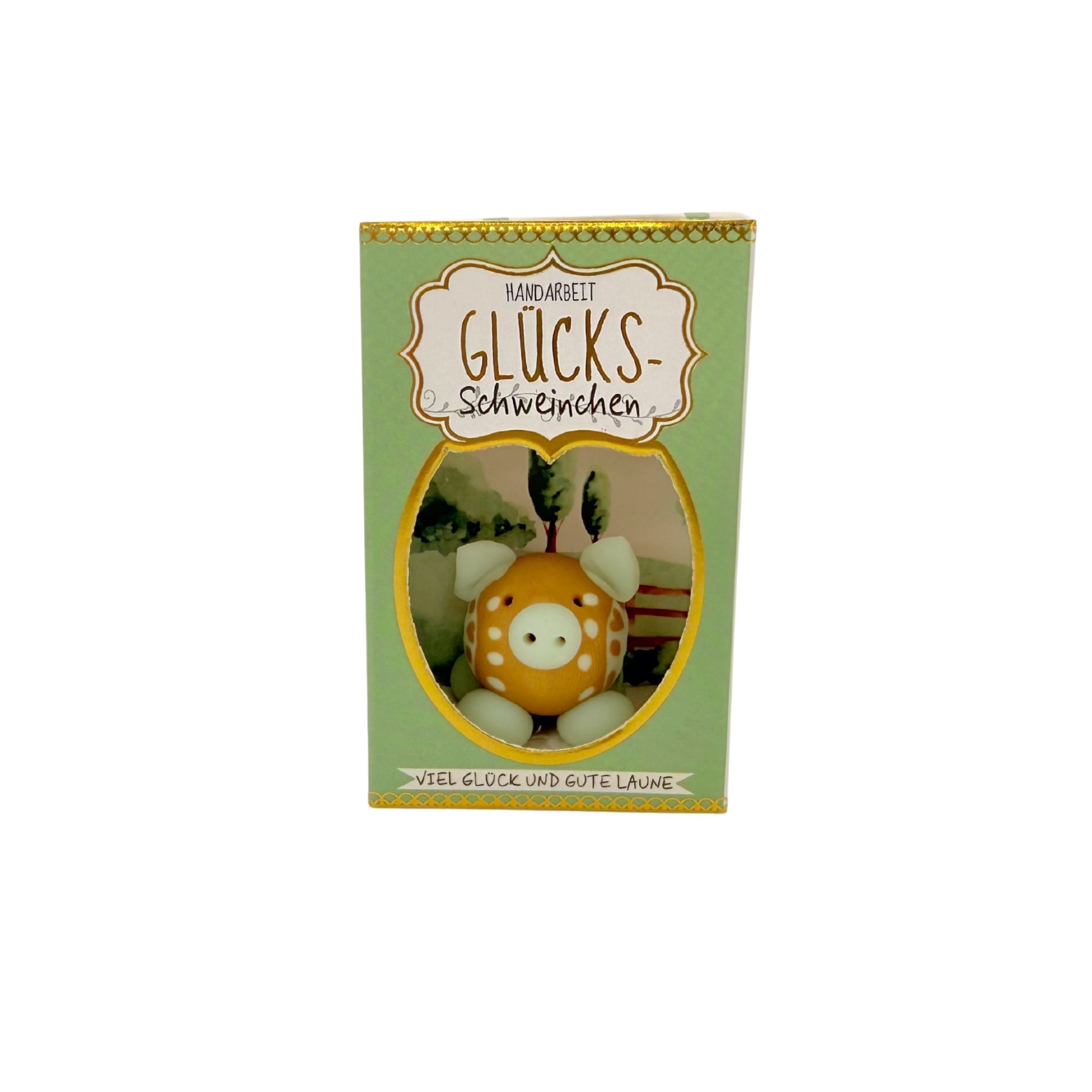 SET Glücksschweinchen in Schächtelchen, 40 Stk, 5-fach sort