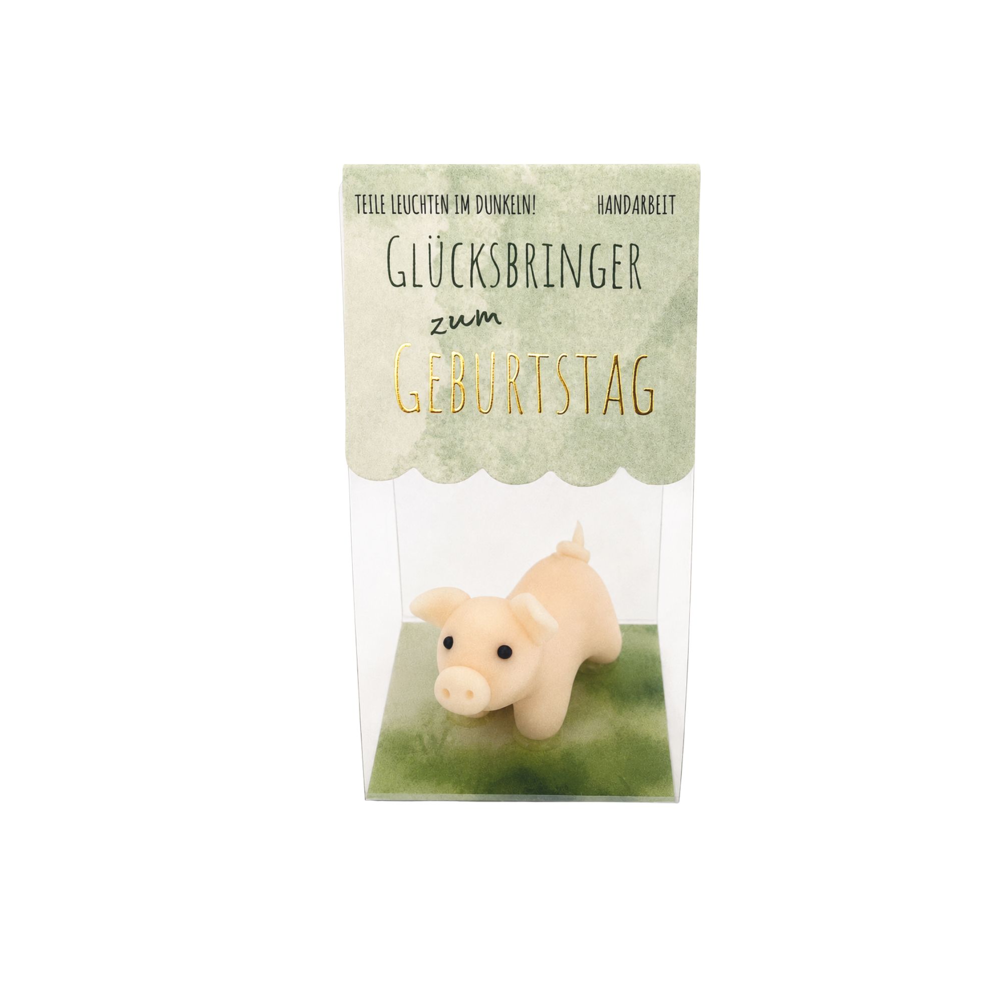 SET Glücks-Freunde in transp. Box. pastell. 4-fach sort (16 Stk.)