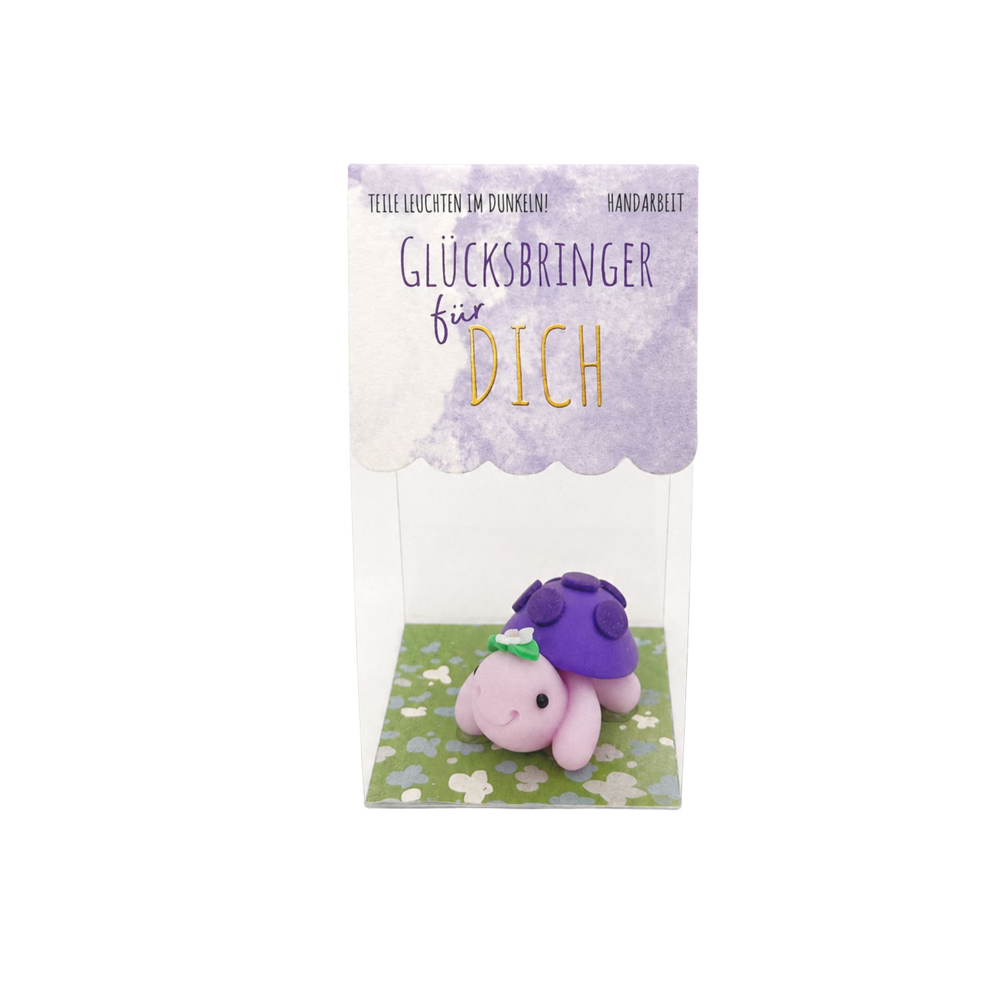 SET Glücks-Freunde in transp. Box. pastell. 4-fach sort (16 Stk.)