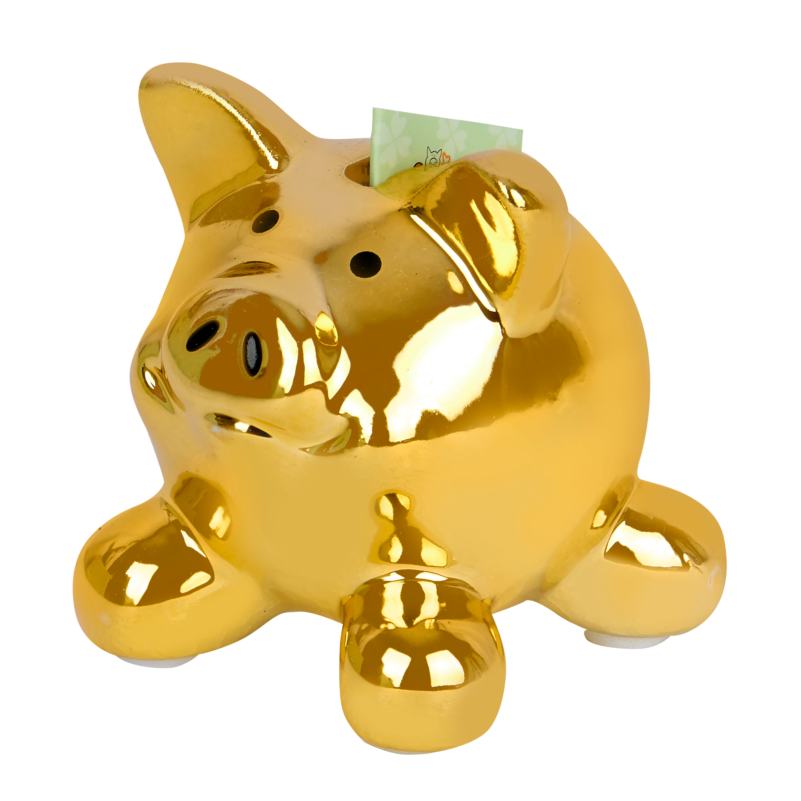 Mini-Sparschwein-Set, metallic, 24 Stk.