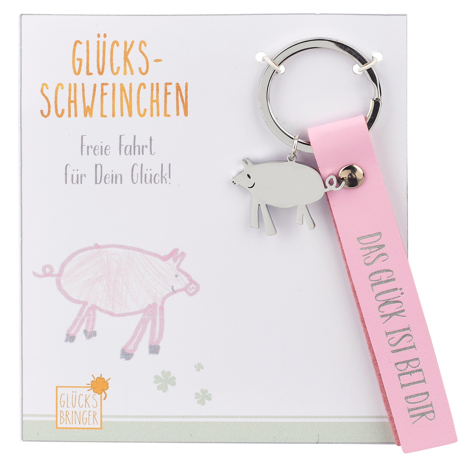 SET Glücks-Schlüsselanhänger 20 Stk., 4-fach sort, inkl. Display