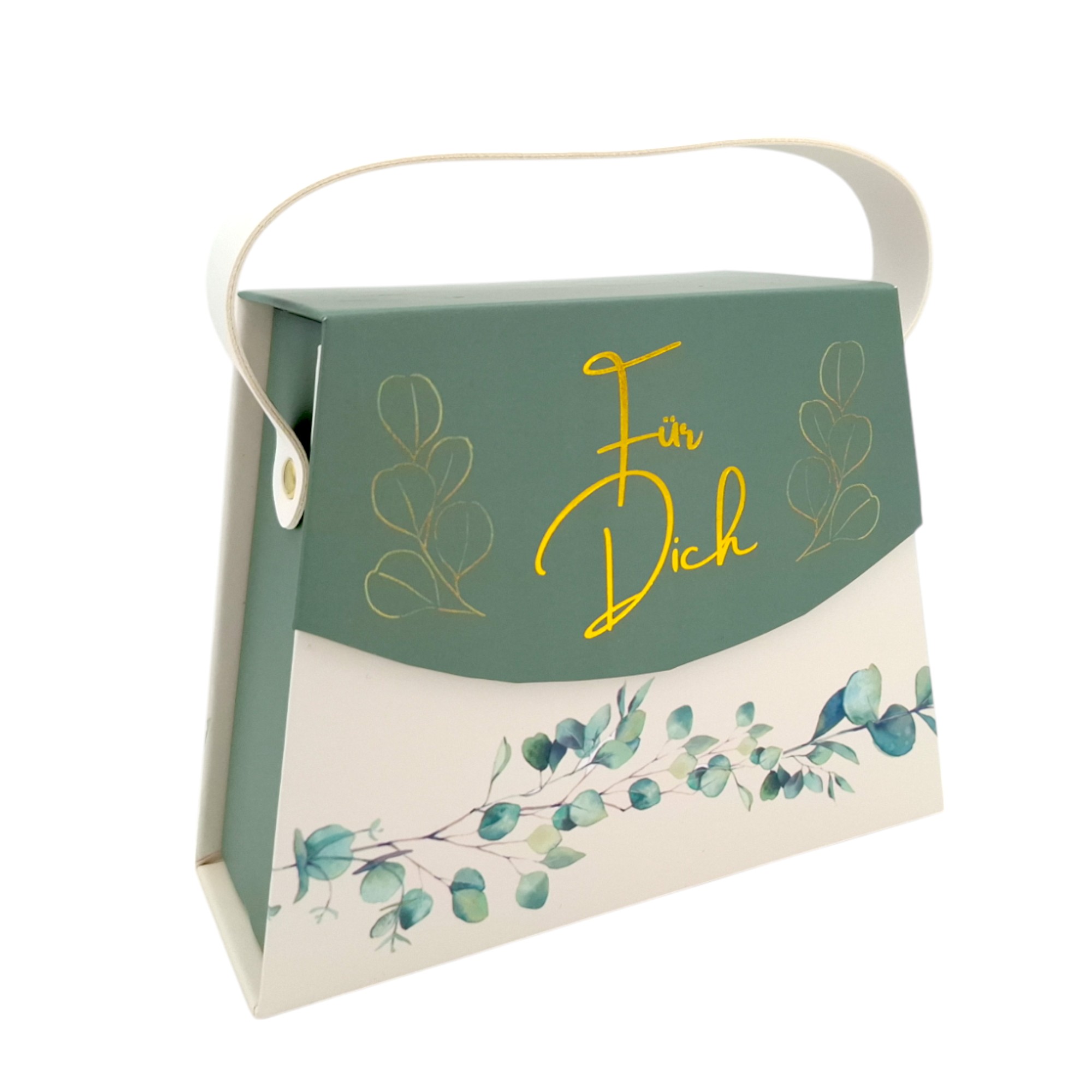 VE Taschen-Geschenkschachtel Eukalyptus