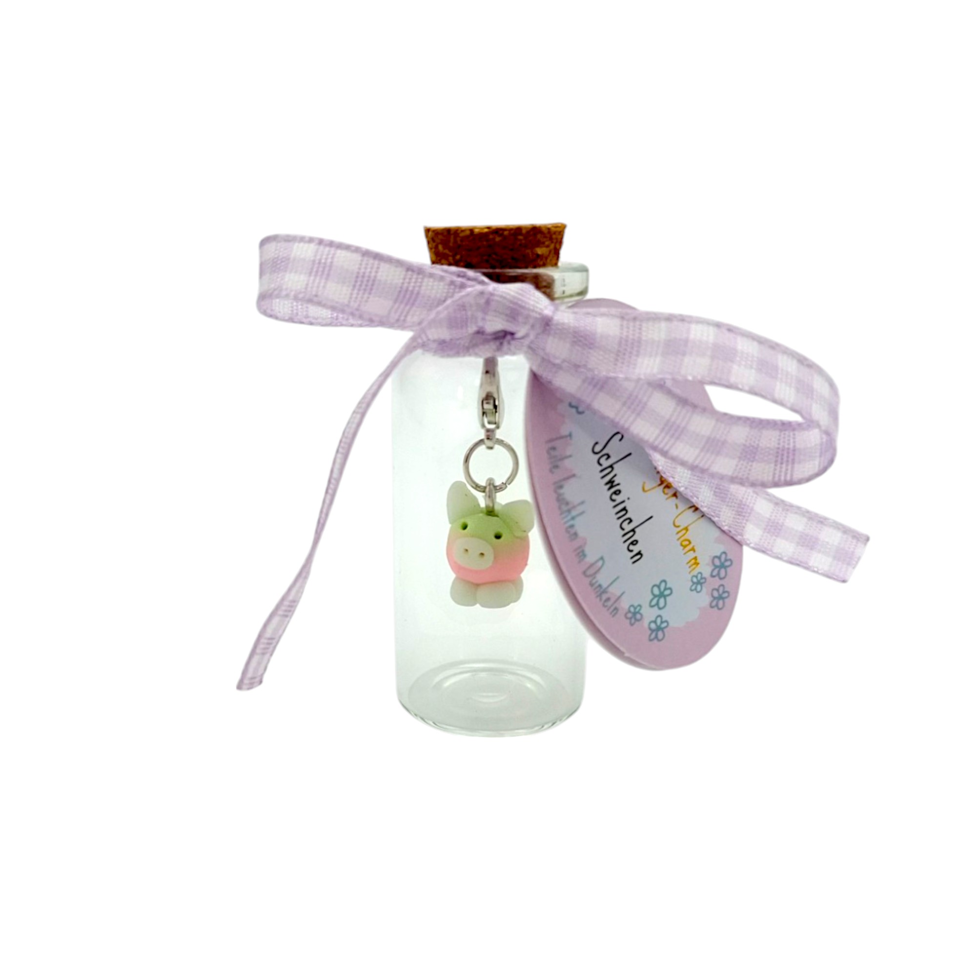 SET Frühlingsboten Charms im Fläschchen, 20 Stk. sort