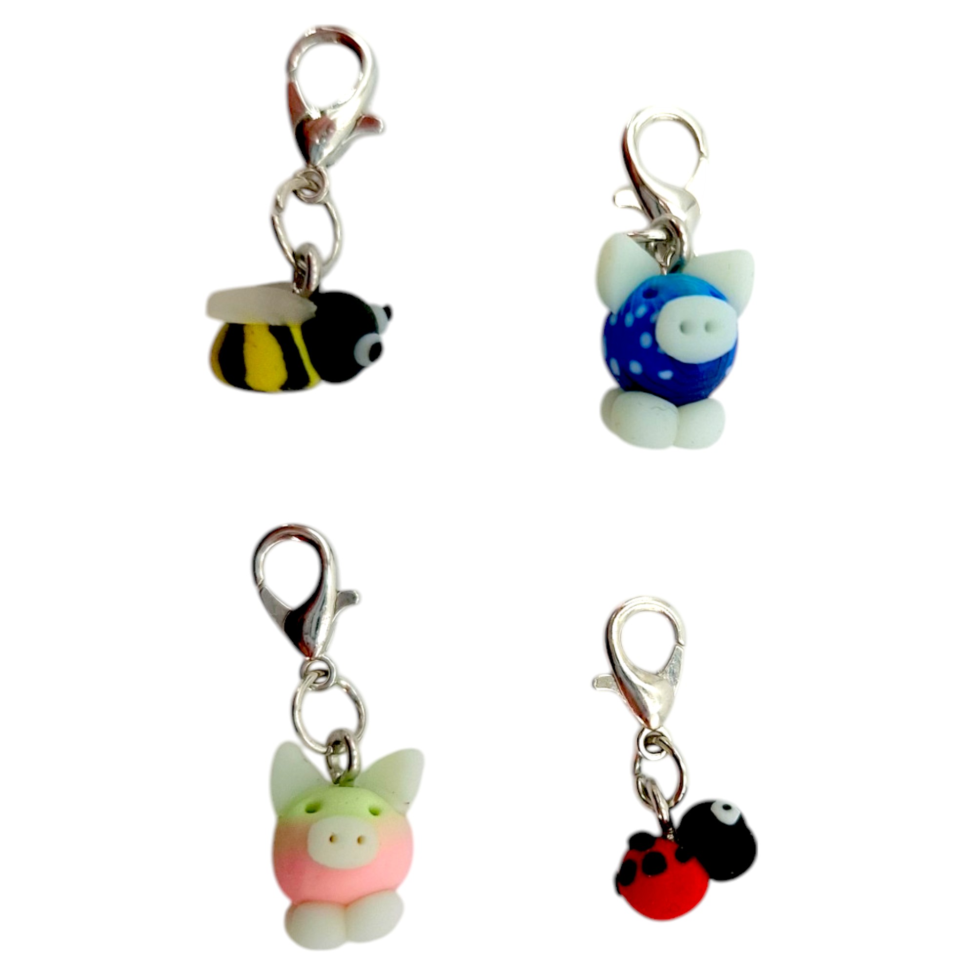 SET Frühlingsboten Charms im Fläschchen, 20 Stk. sort
