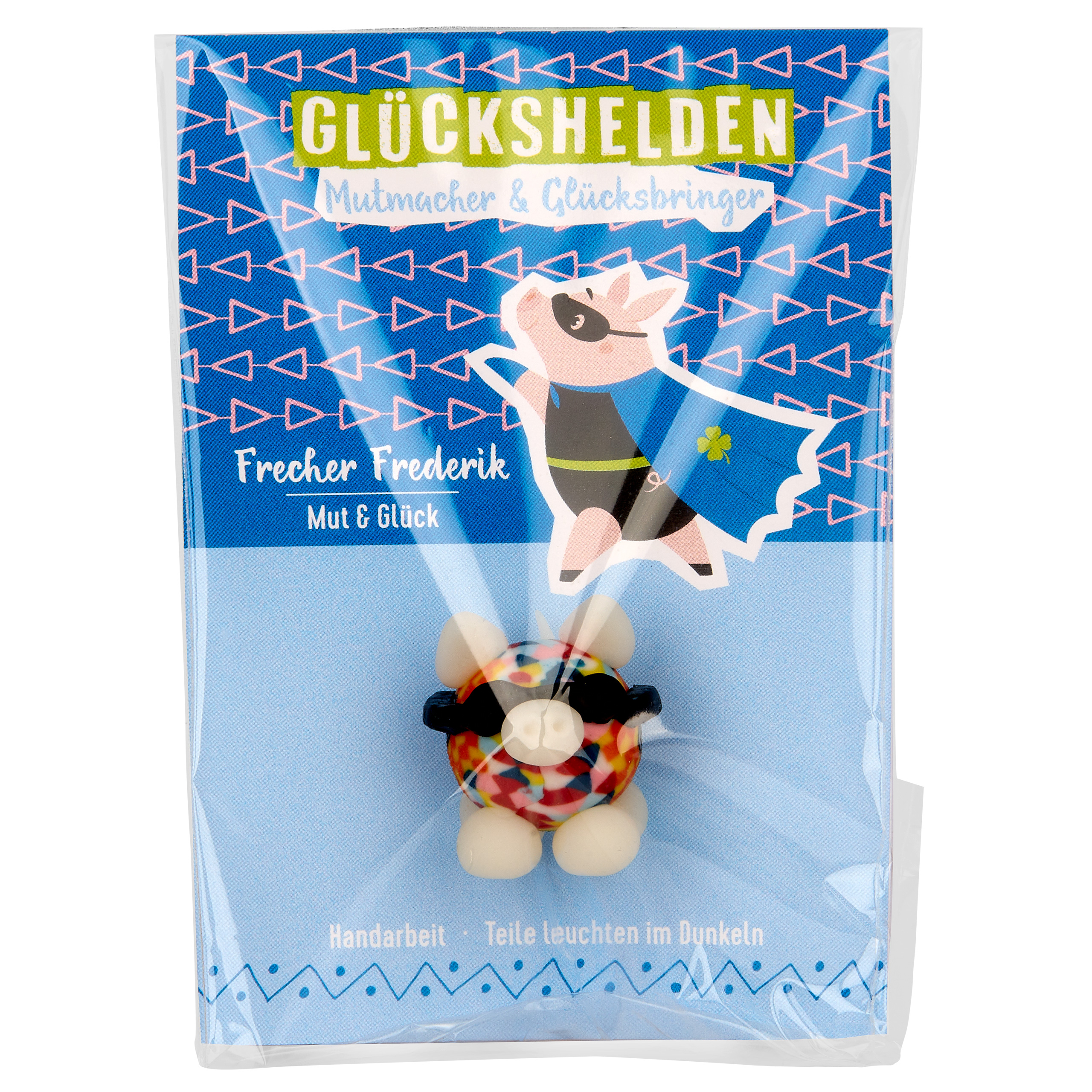 SET "Glückshelden" Glücksschweinchen, 42 Stk, 3-fach sort im Display