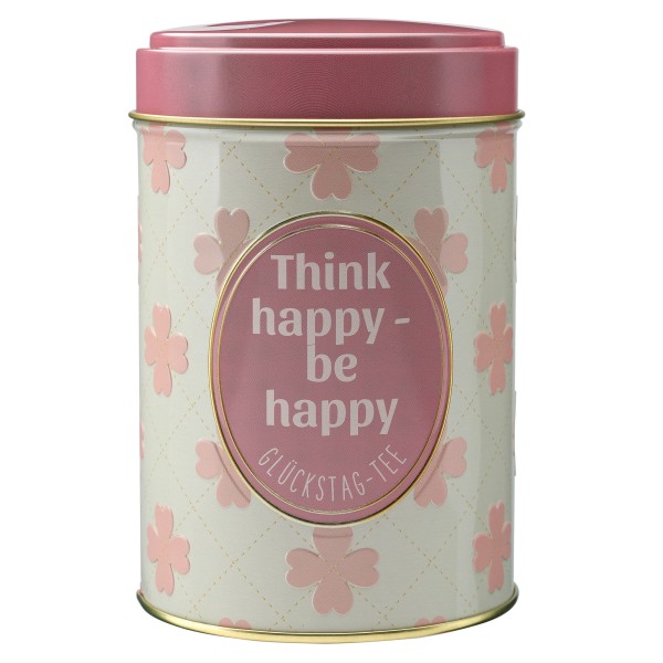 Tee in der Dose - Think happy - be happy