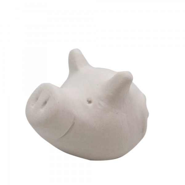 Bisquit-Porzellan Designer Mini-Glücksschwein